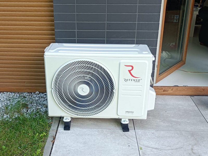 Instalacja klimatyzatora w domku jednorodzinnym w Łomży